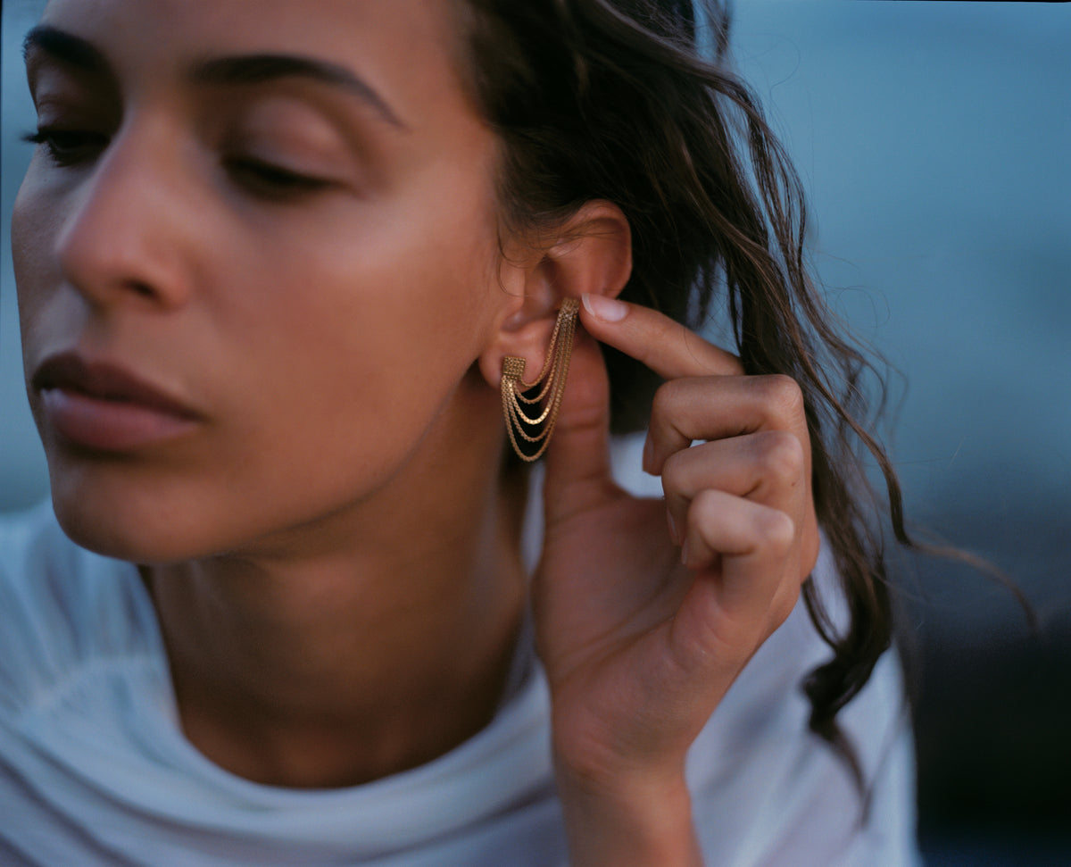 Tiny Dancer Cuff Earrings
