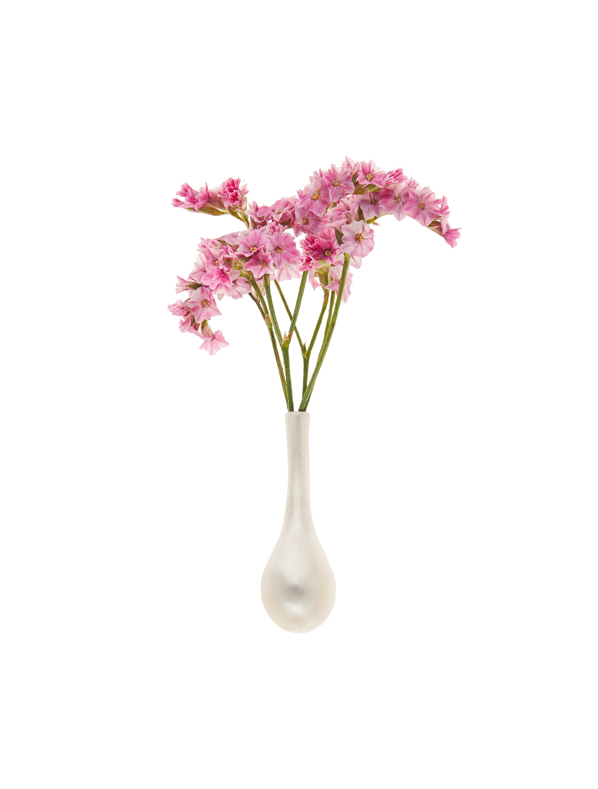 Flower Holder Brooch Silver