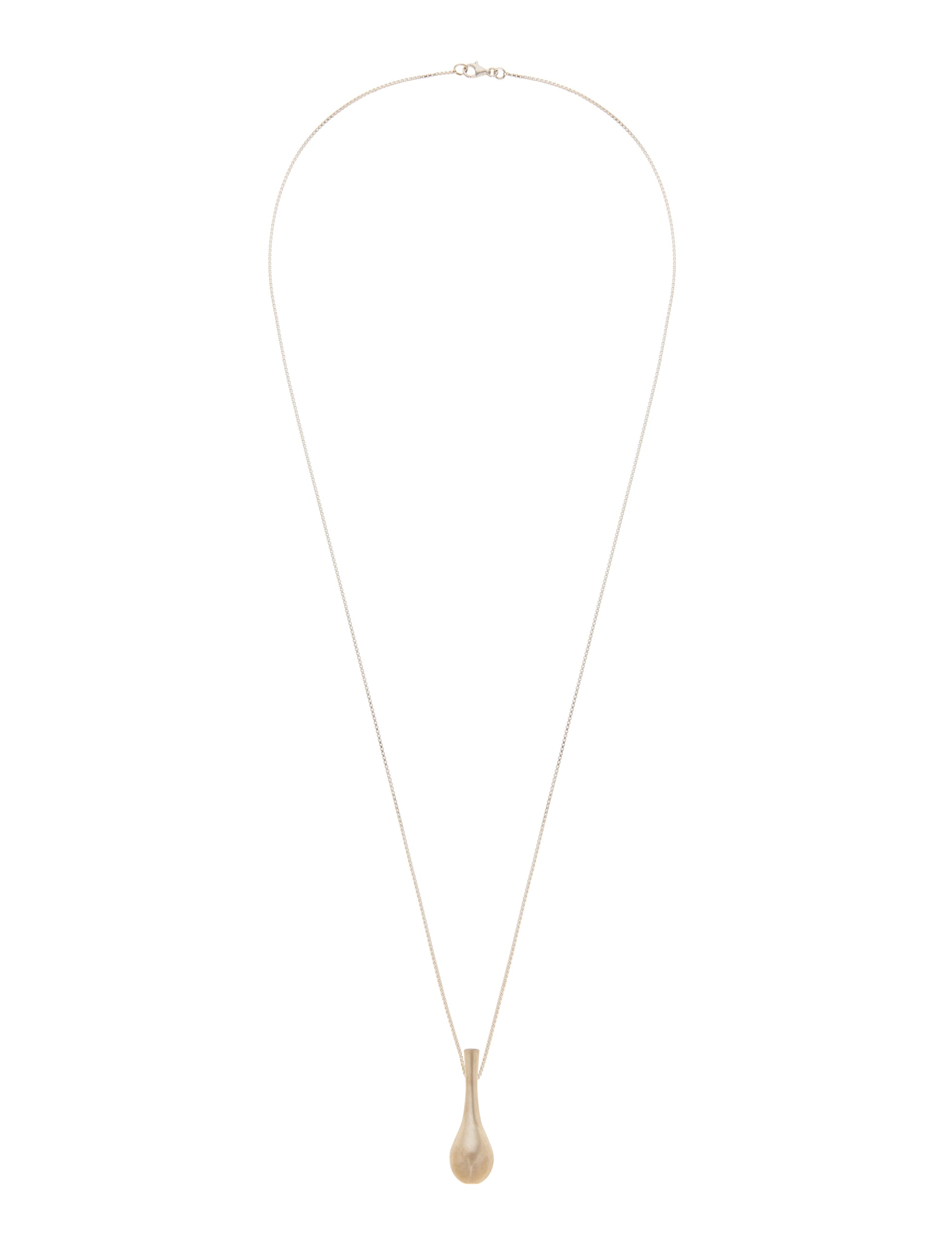 Flower Holder Pendant Silver