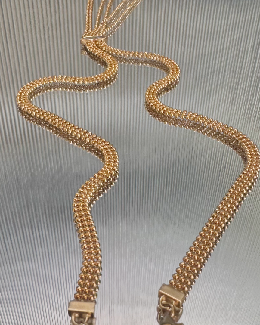 Cascade Lariat Blue Topaz