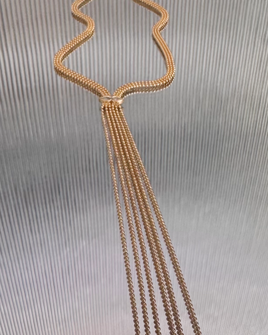 Cascade Lariat Blue Topaz