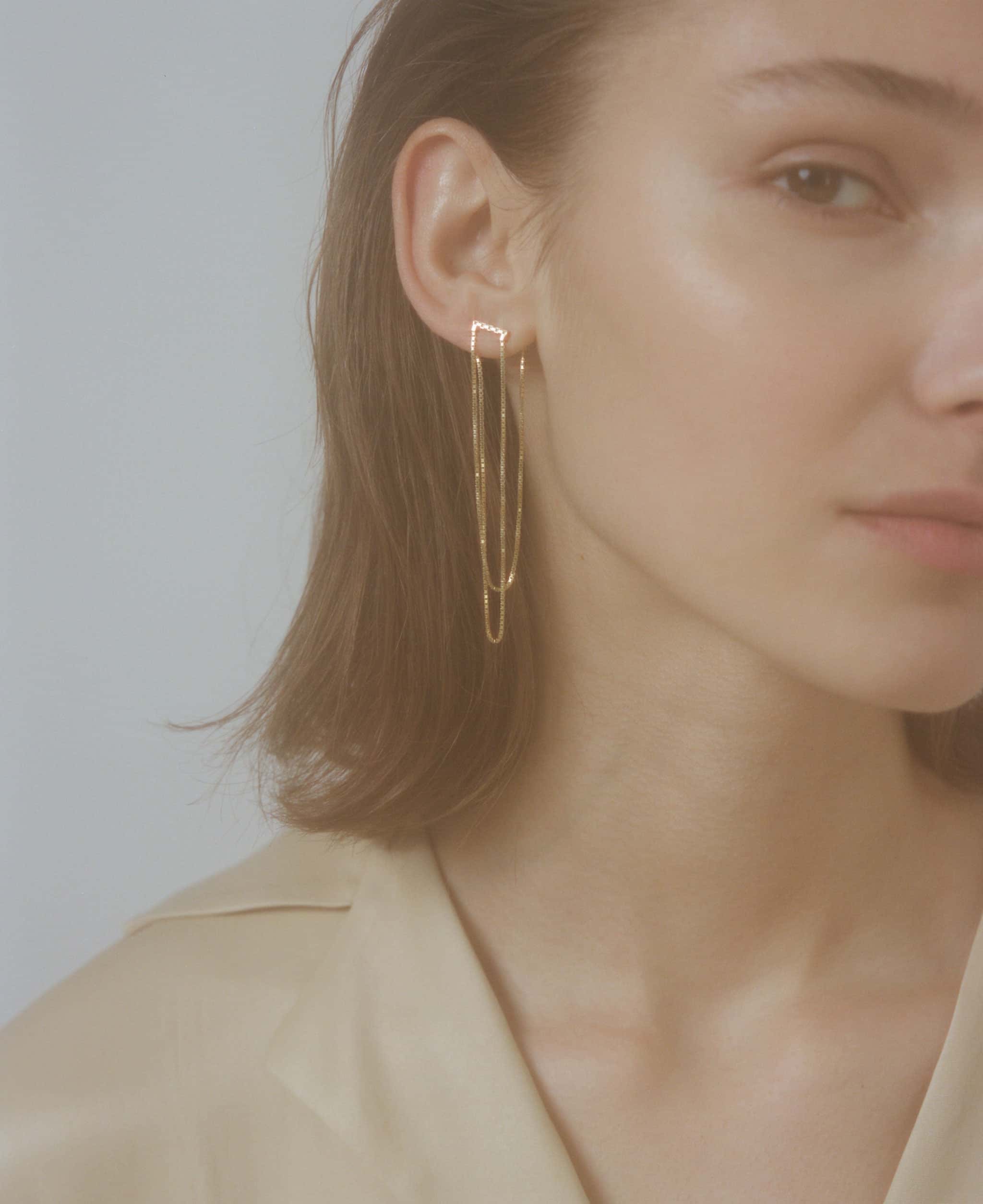 Currents Cross Earrings