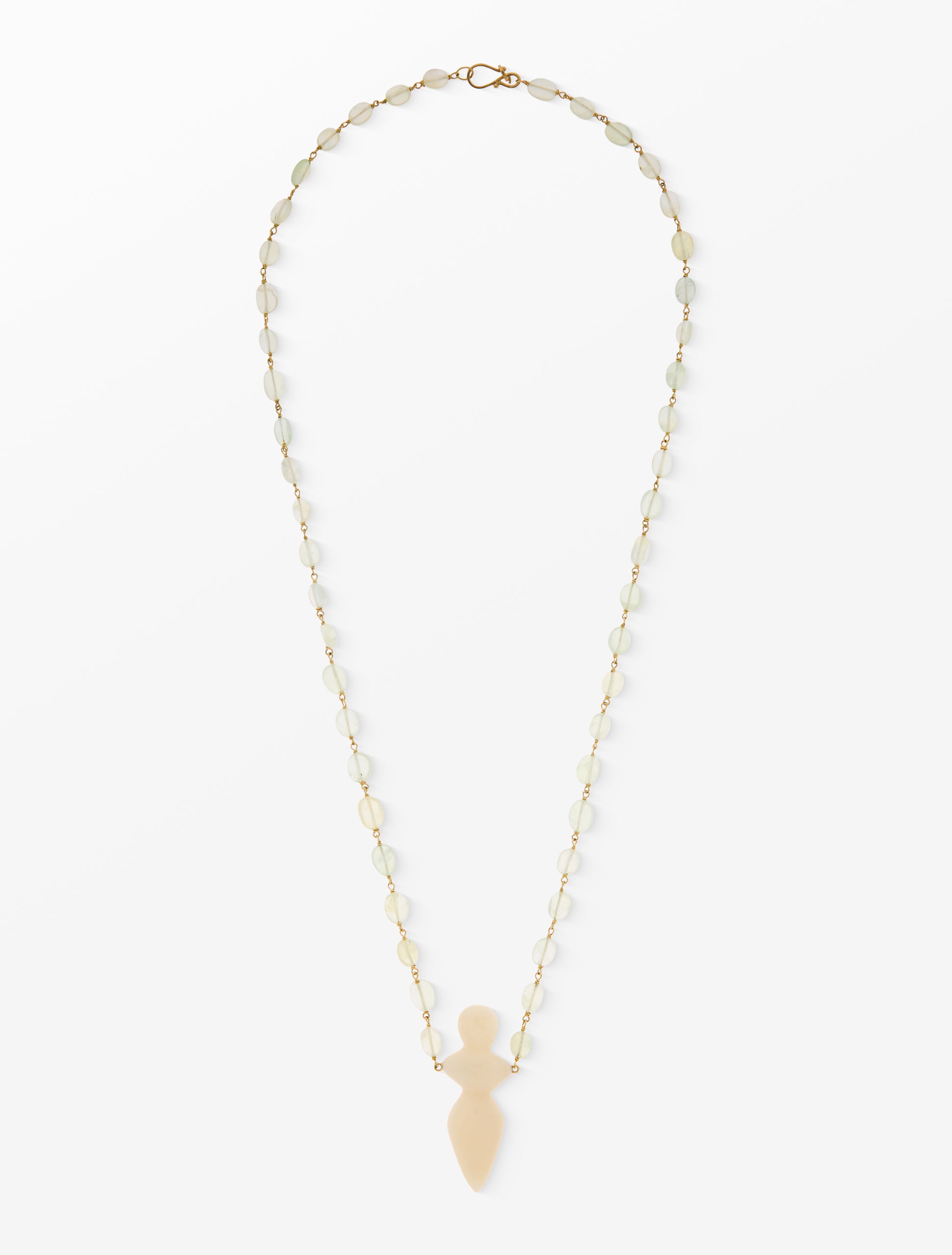 Prasiolite Kykladitissa necklace