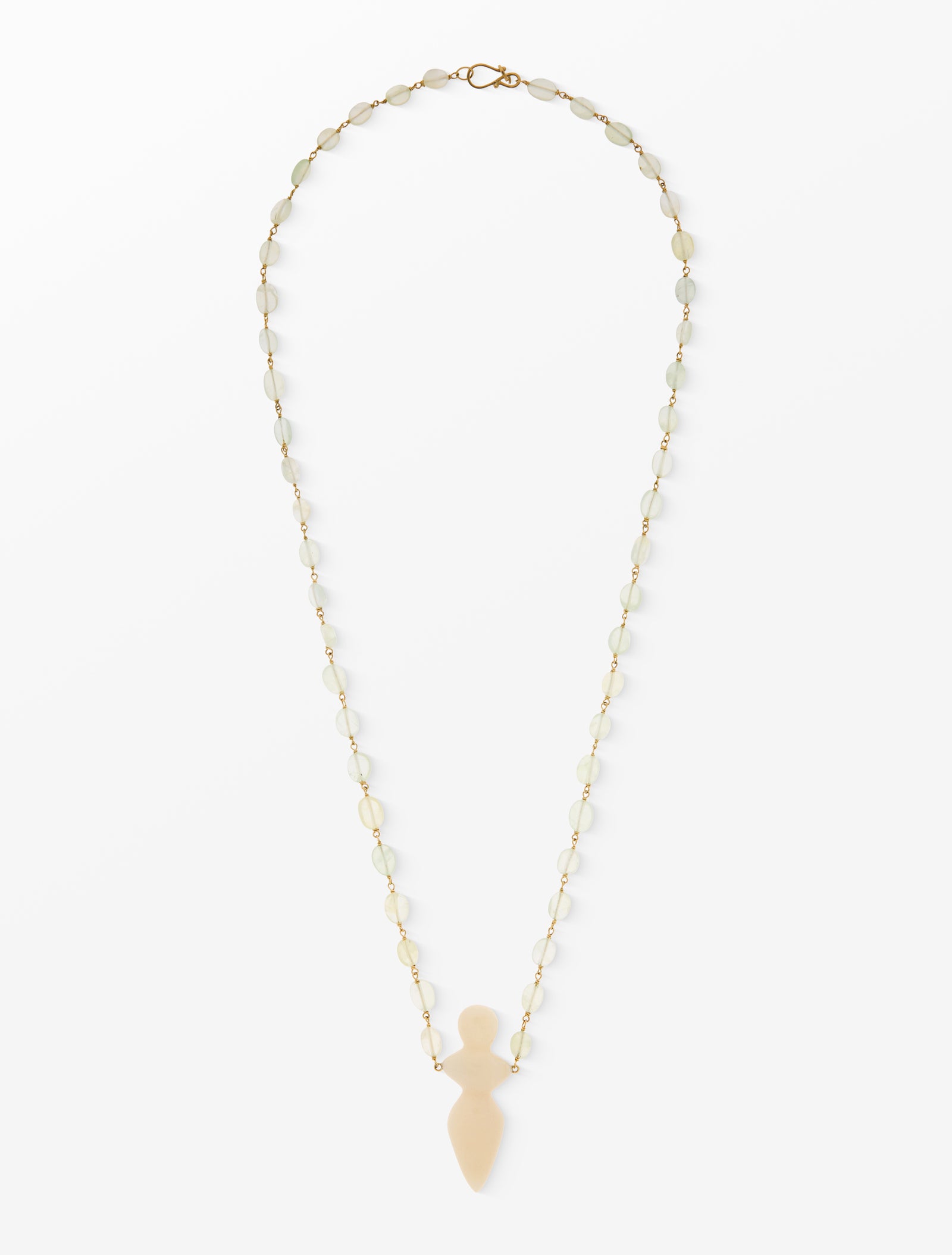 Prasiolite Kykladitissa necklace