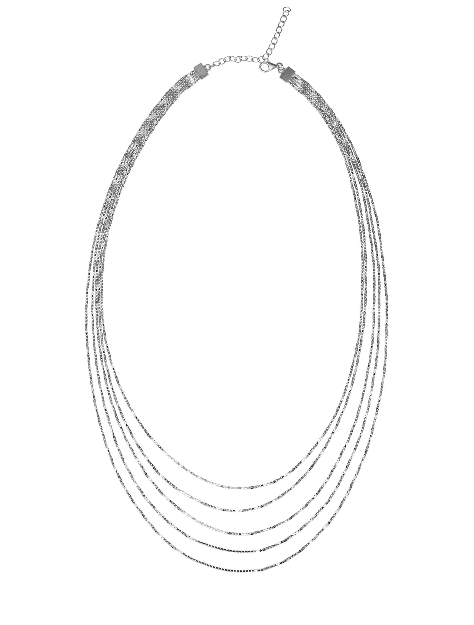 Currents Necklace Silver