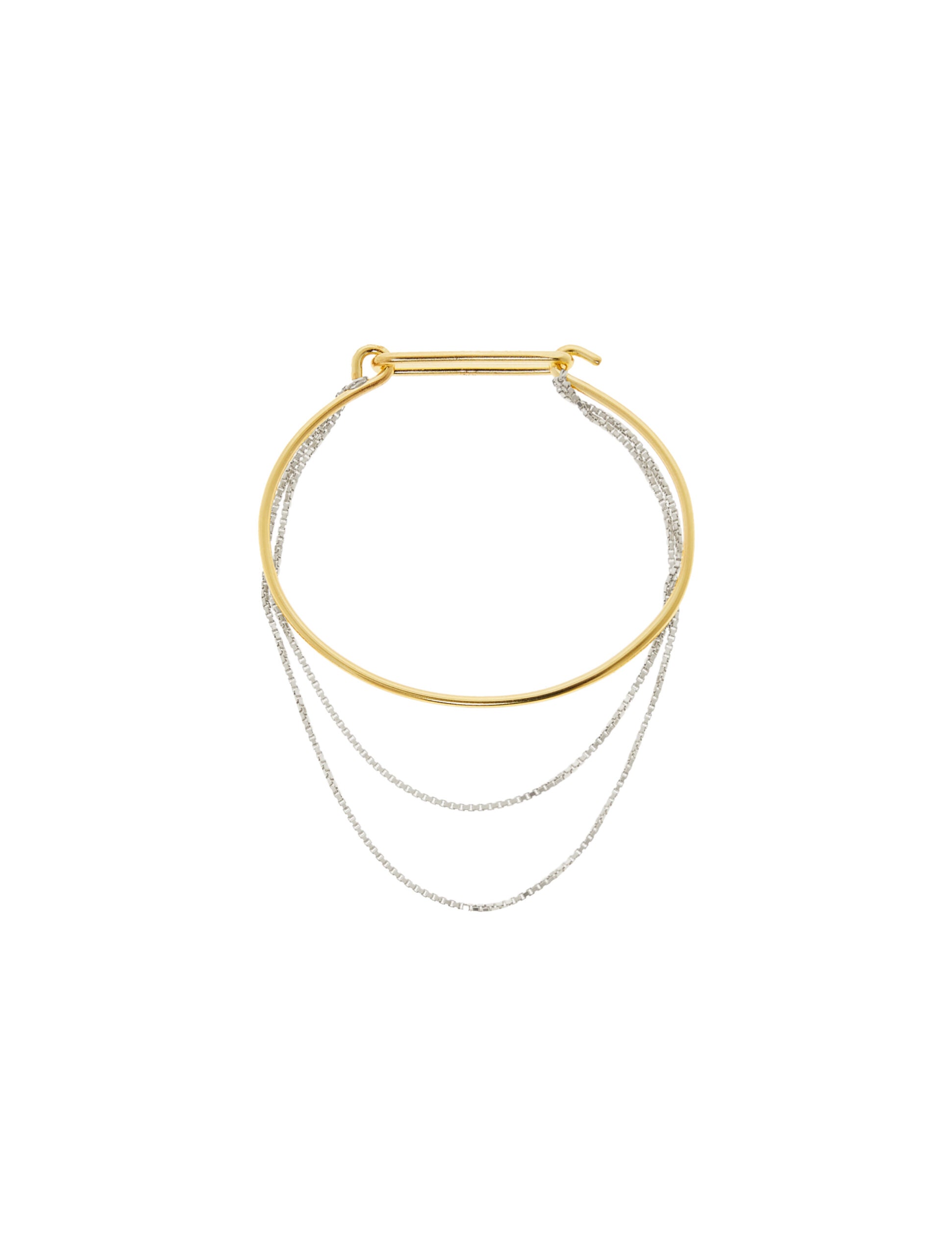 Wrist Band Mixed Metals