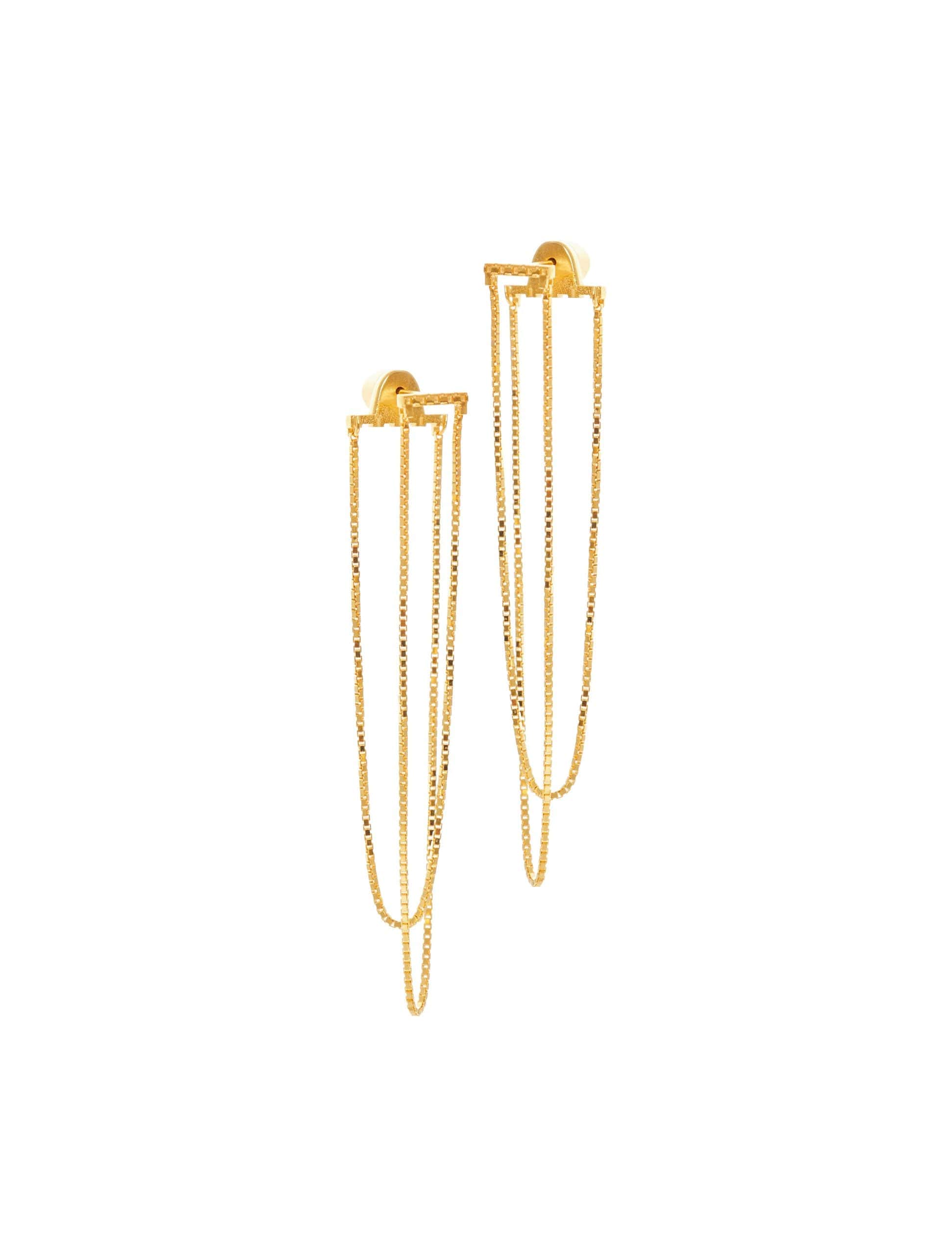 Currents Cross Earrings