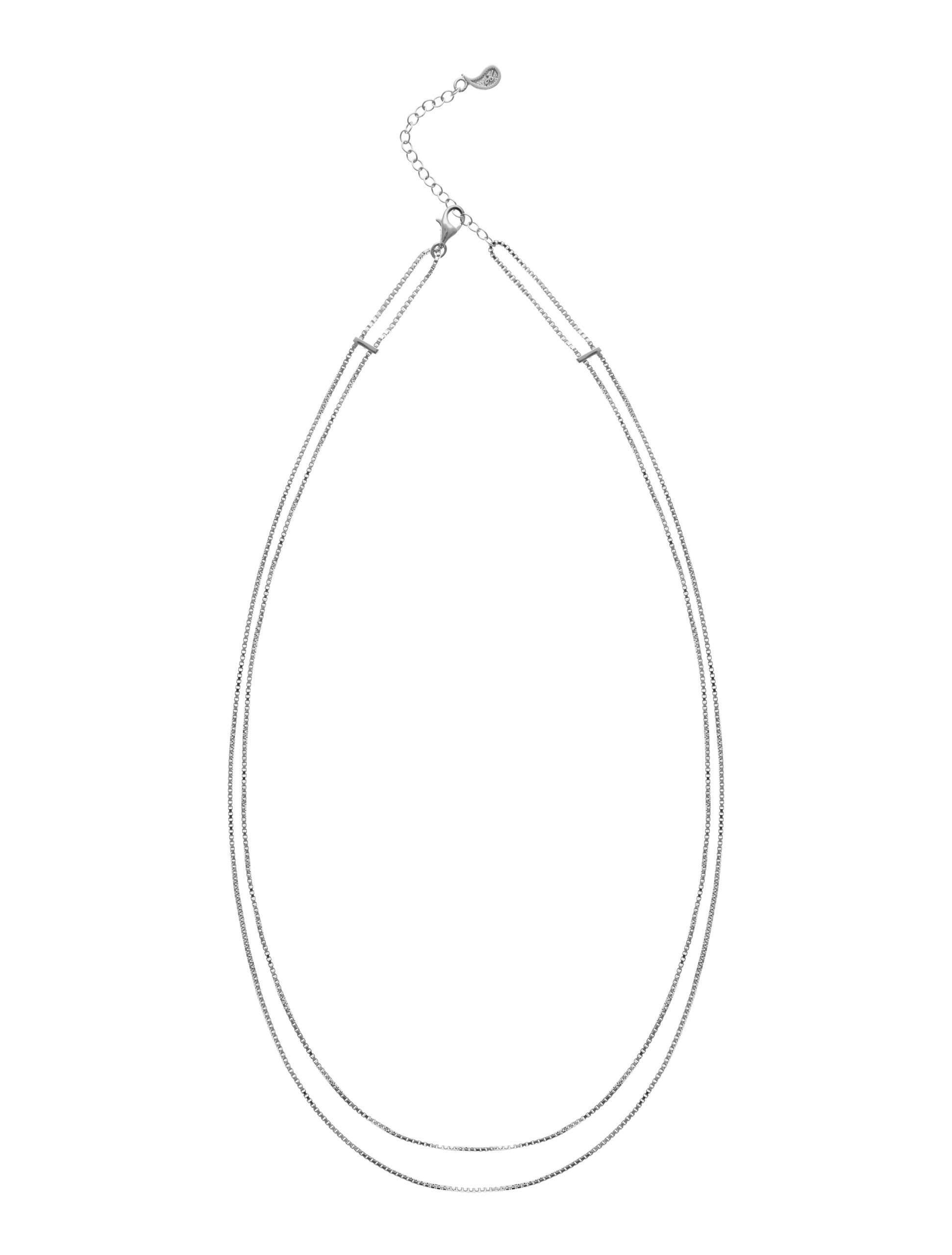 Serene Necklace Silver