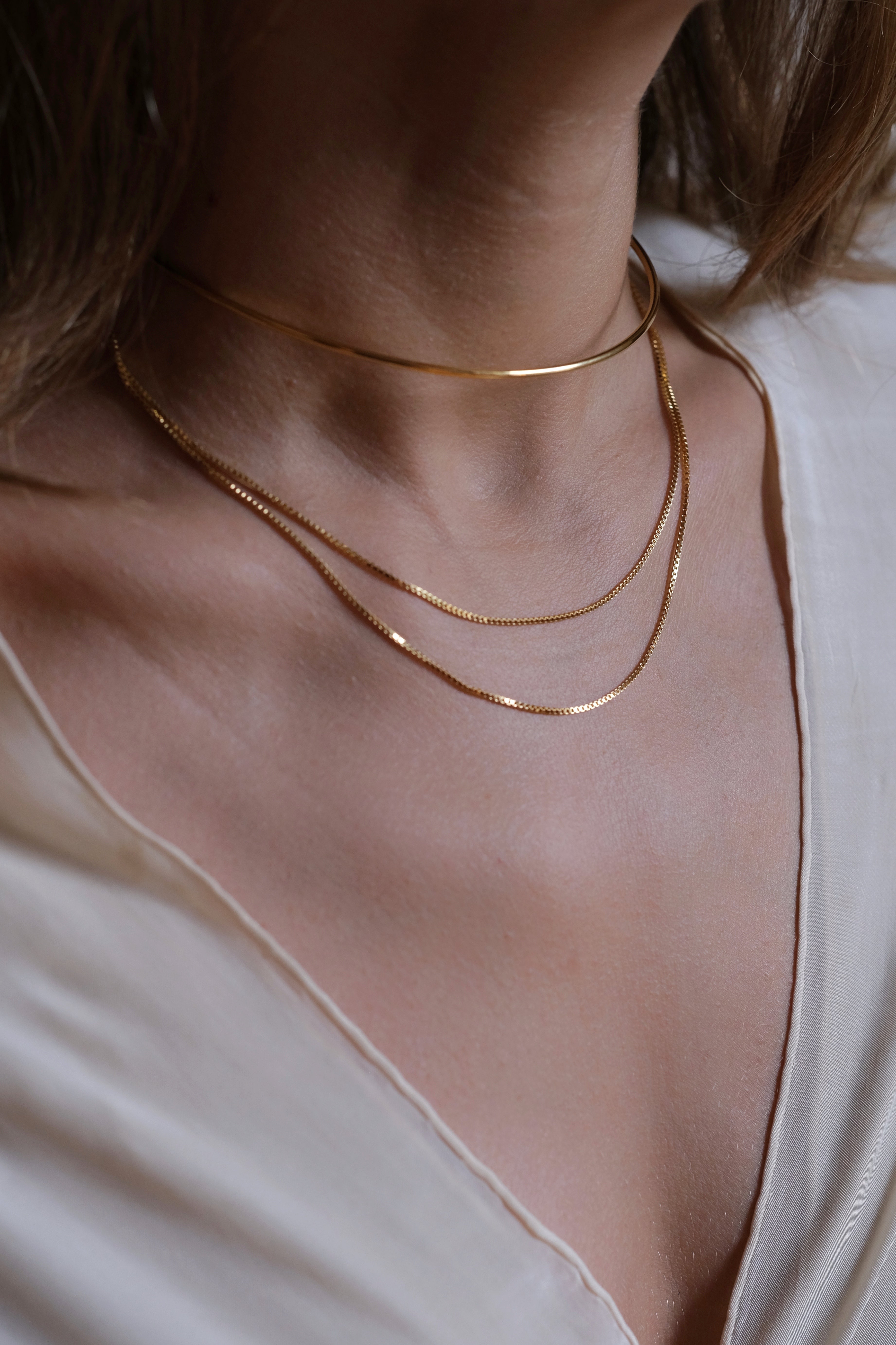 Neck Band Yellow Gold