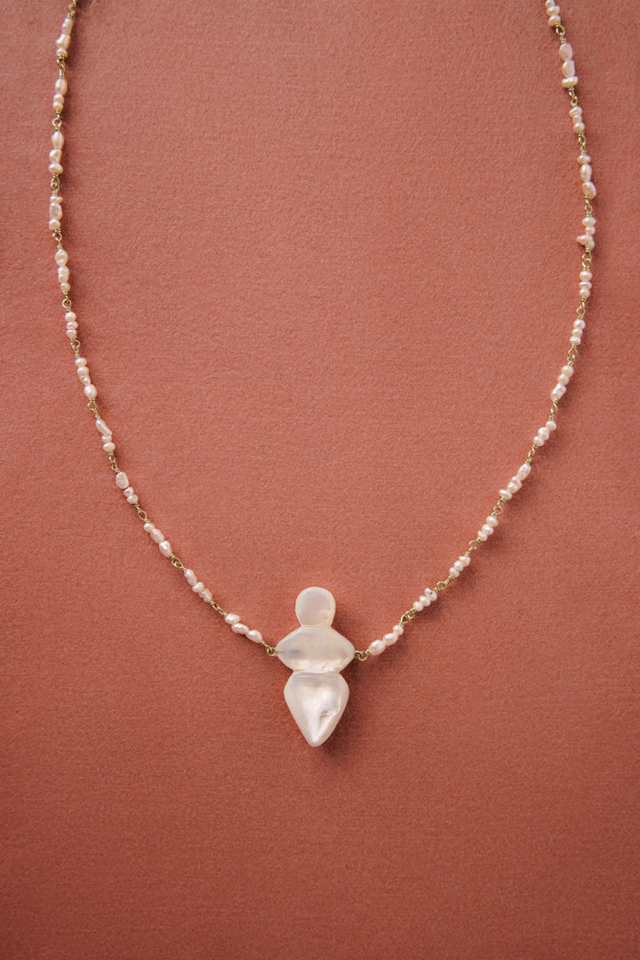 Pearl Goddess necklace