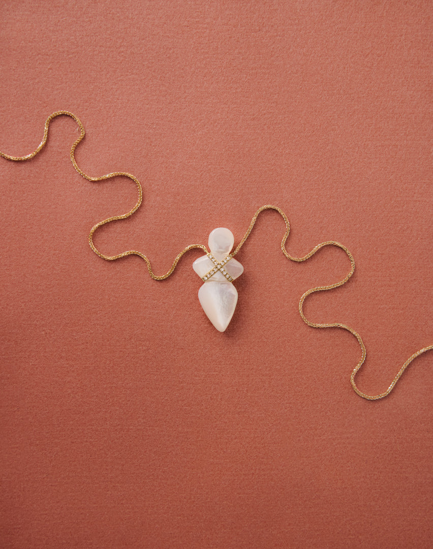 Diamond Goddess necklace