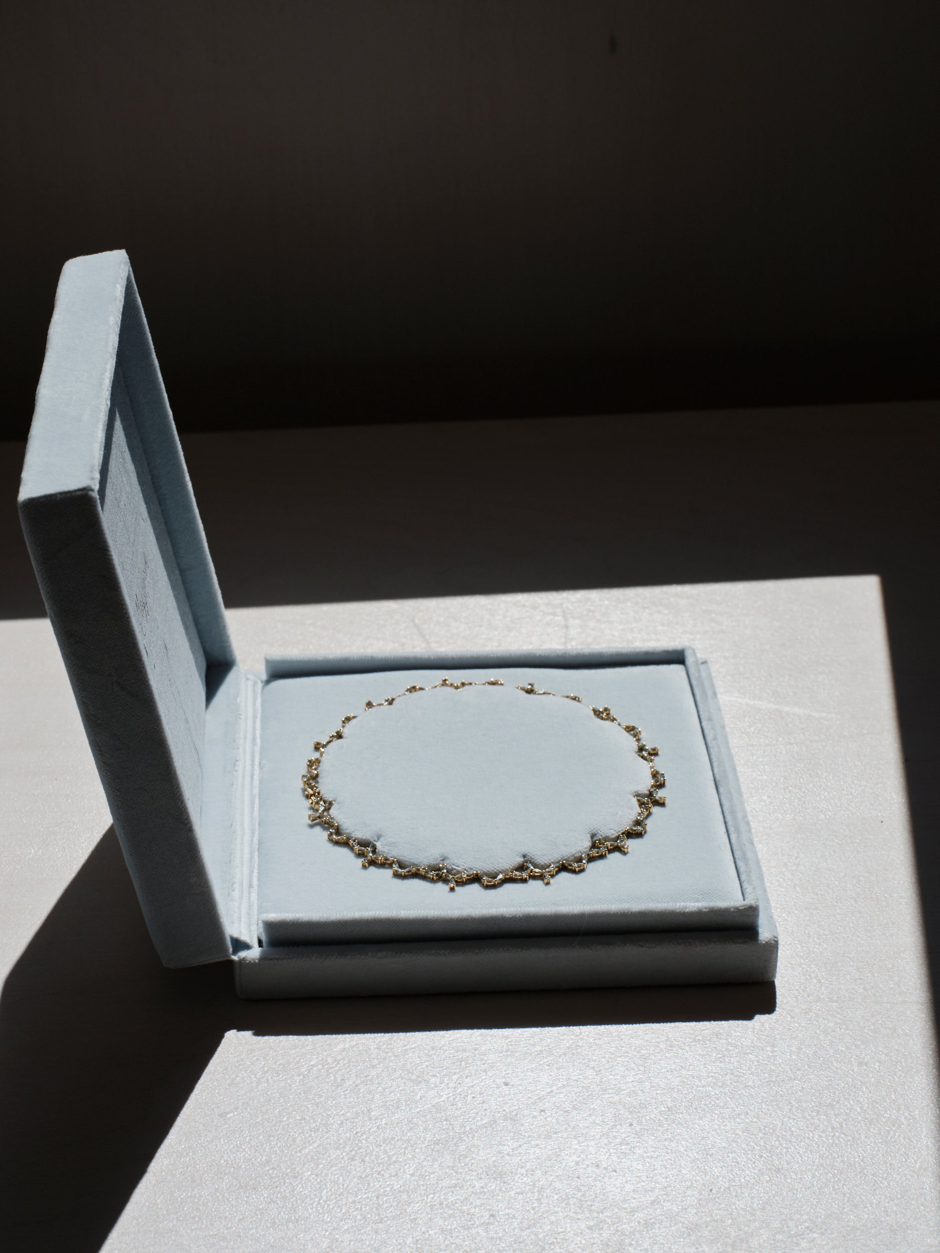Aqua Mandala Necklace