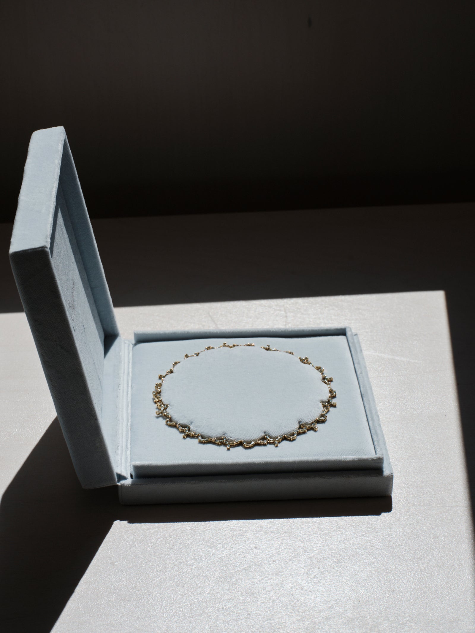 Aqua Mandala Necklace