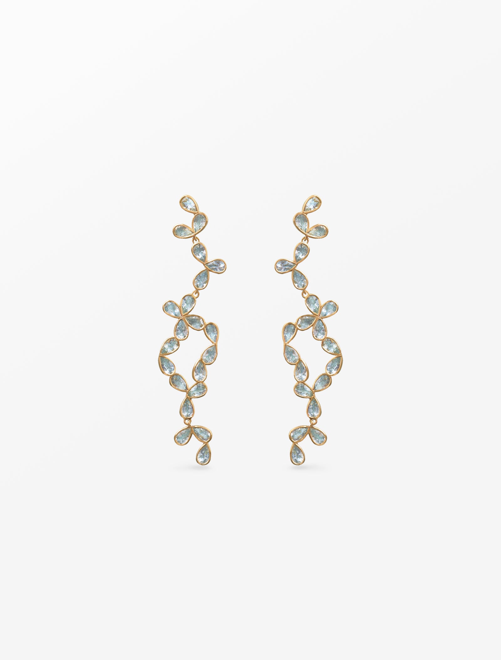 Aqua Mandala Earrings