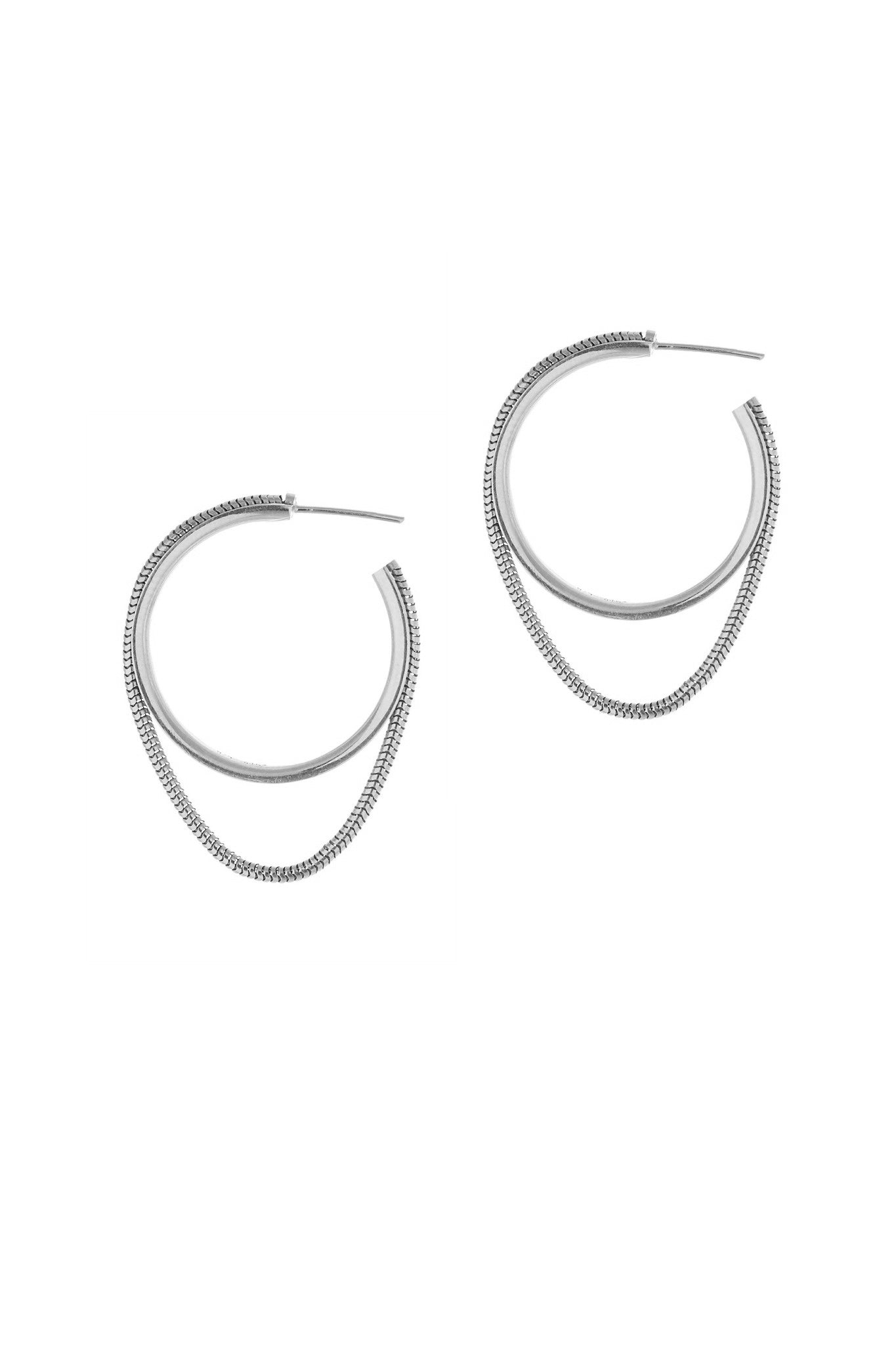 Twinkler Small Hoops Silver