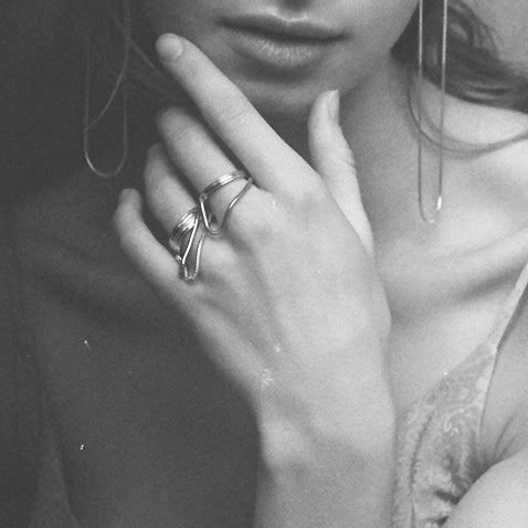 Halo Ring Silver