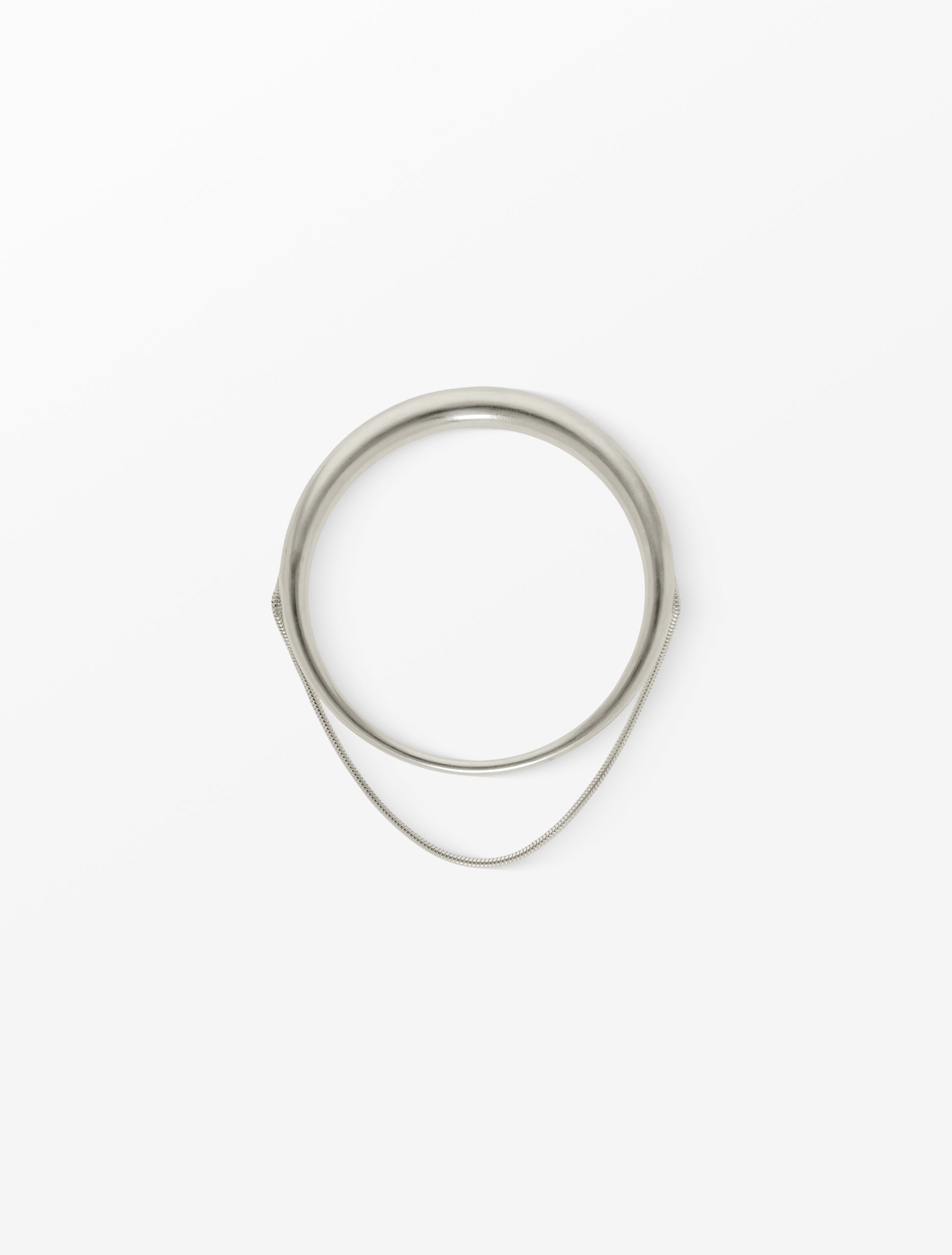 Halo Bangle Silver