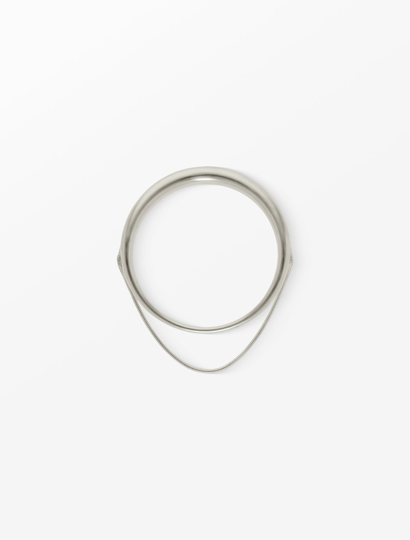 Halo Bangle Silver
