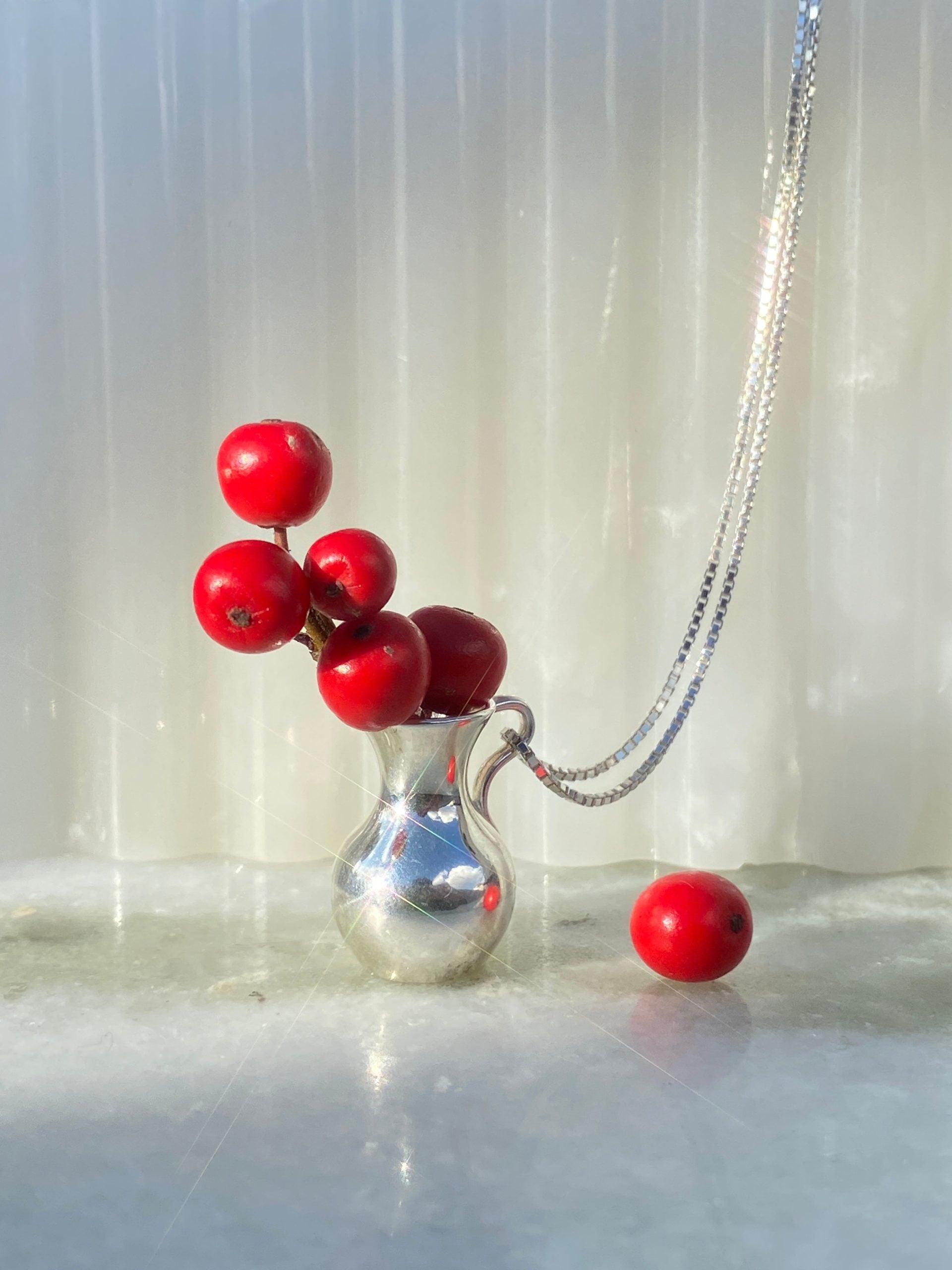 Flower Vase Silver
