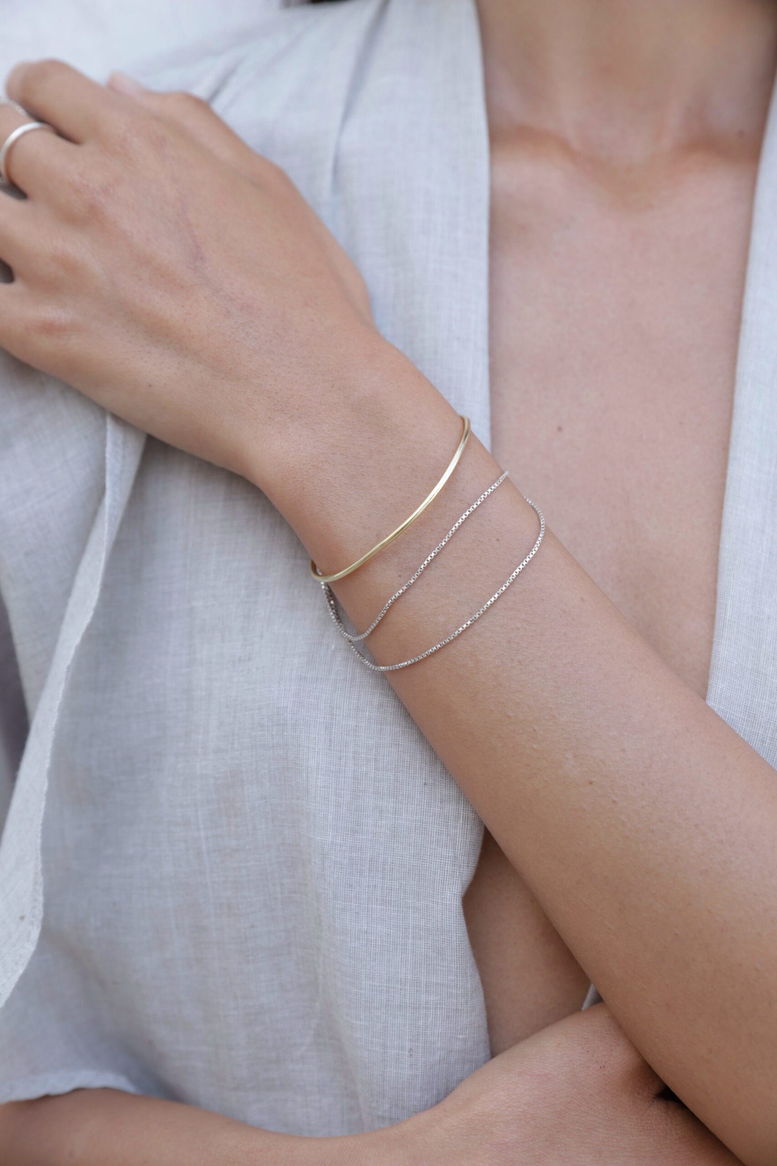 Trio Bracelet Mixed Metals