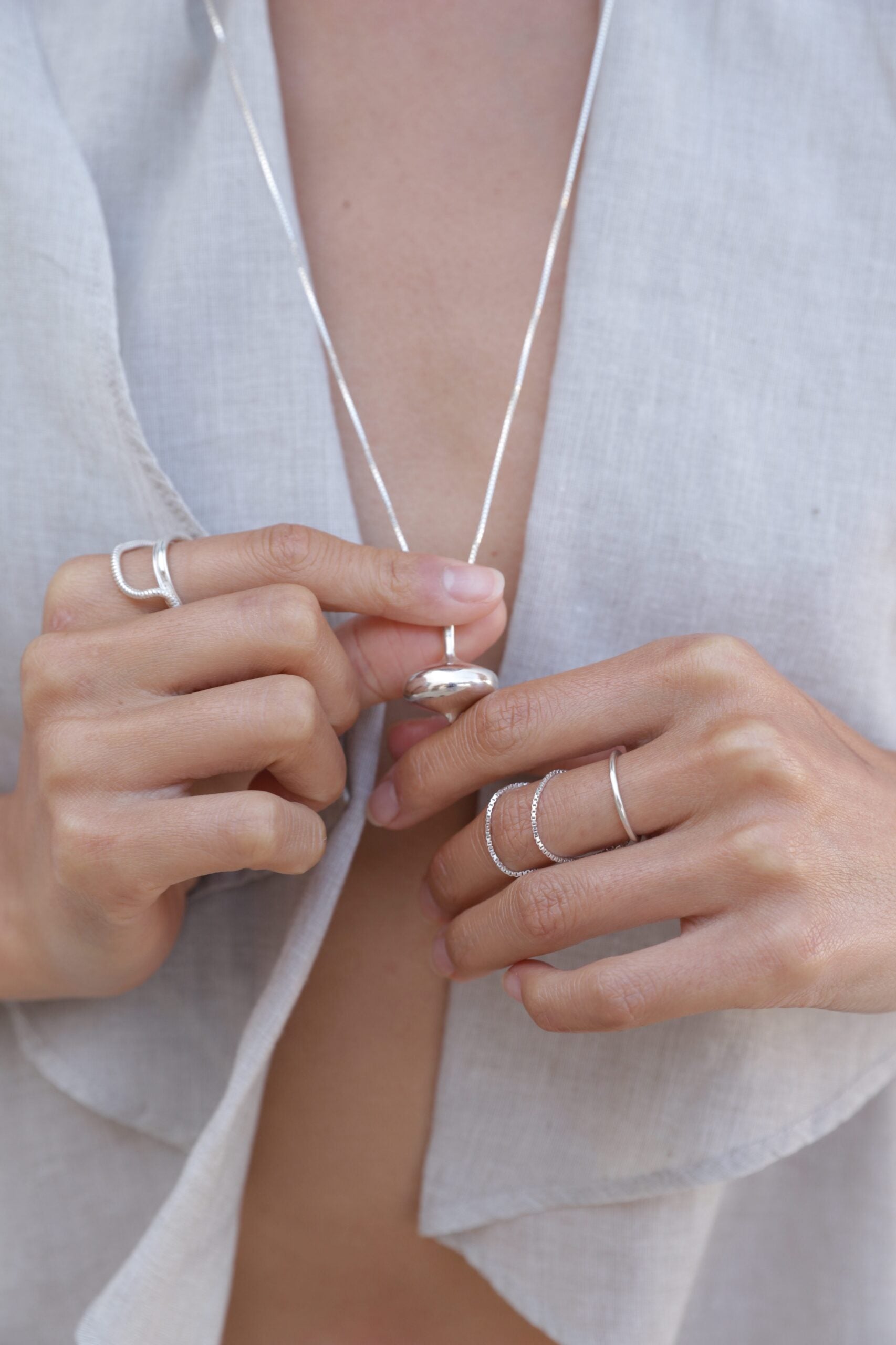 Spinner in Silver
