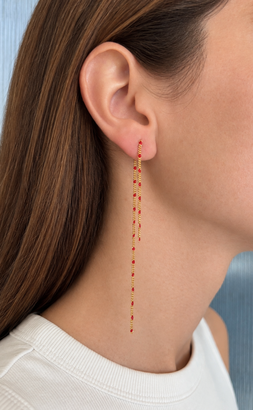In Rainbow Earrings