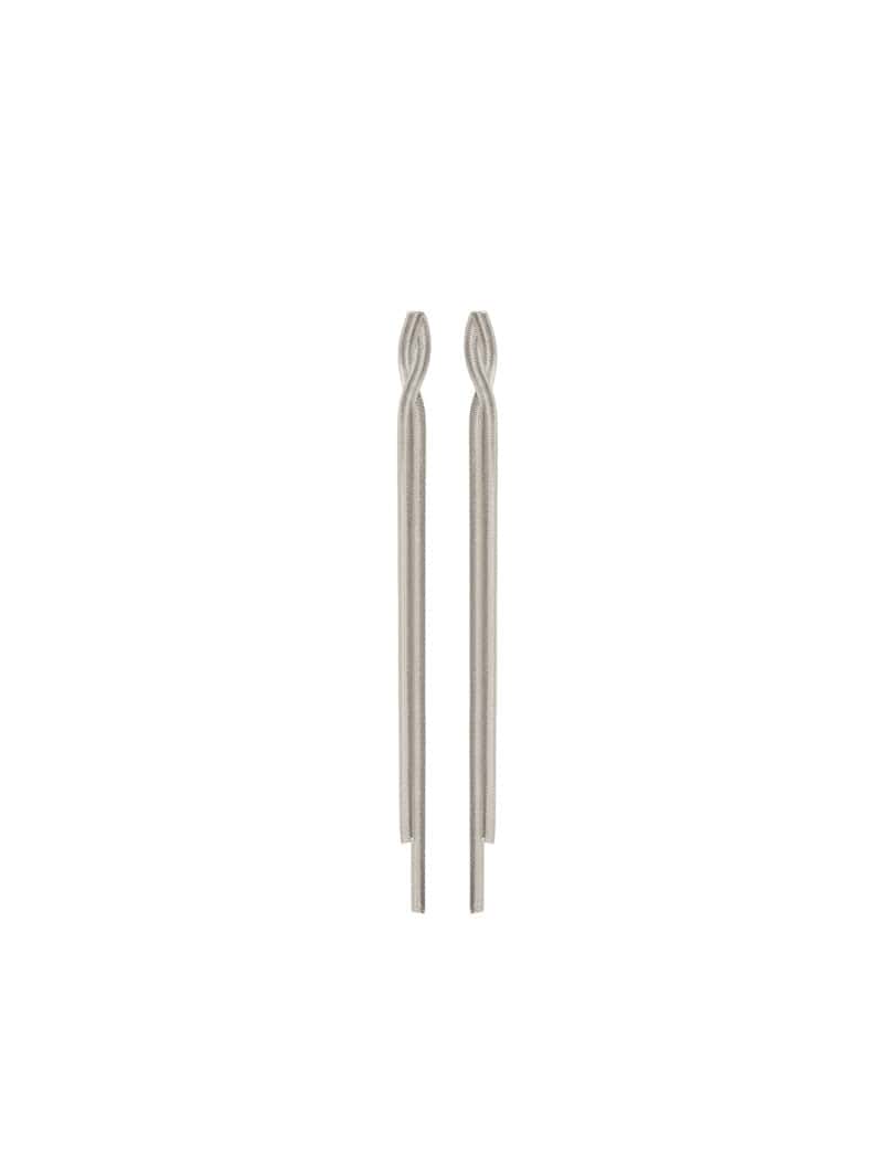 Twister Earrings Maxi Silver
