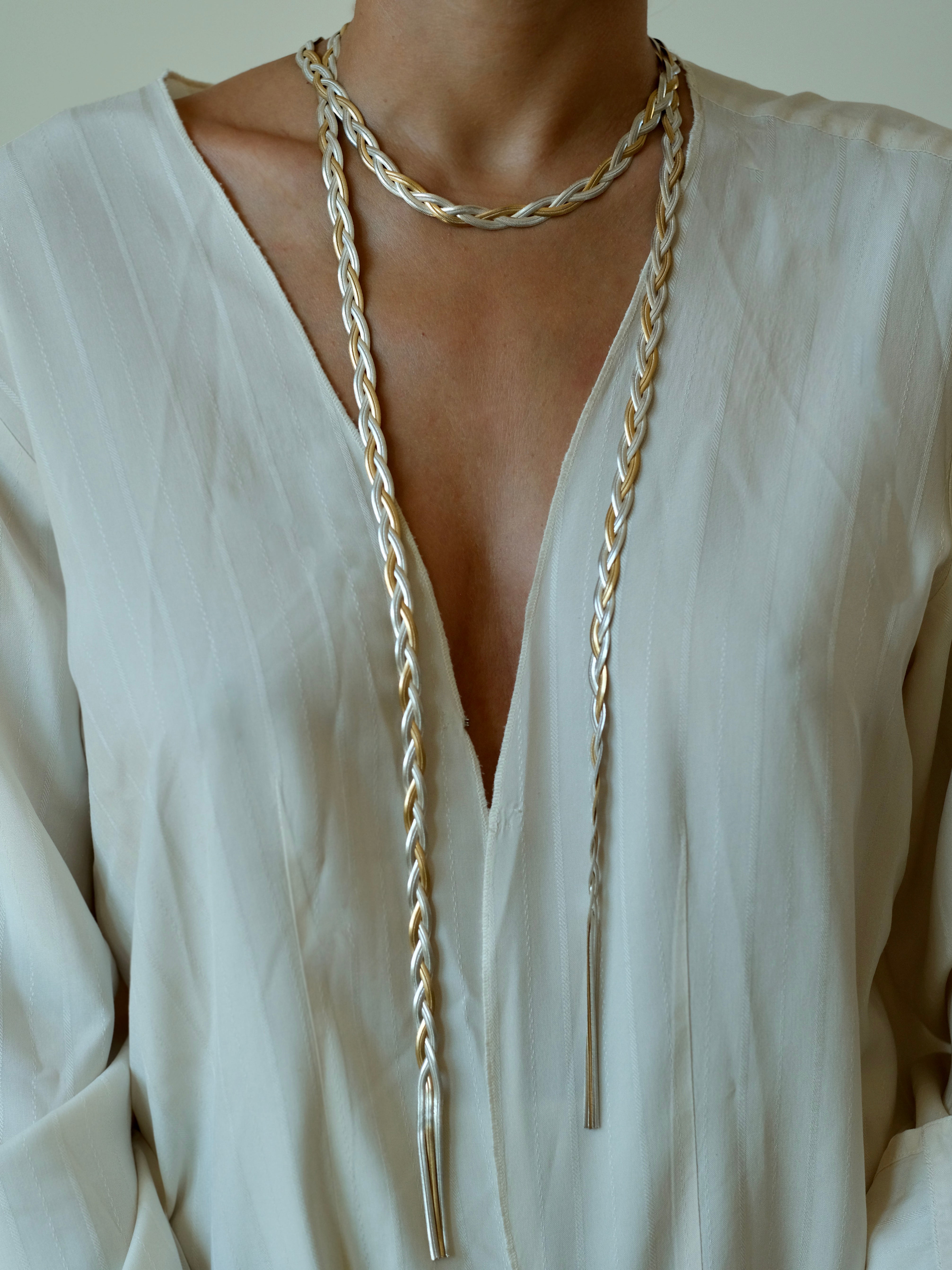 Liquid Braid Scarf Thick