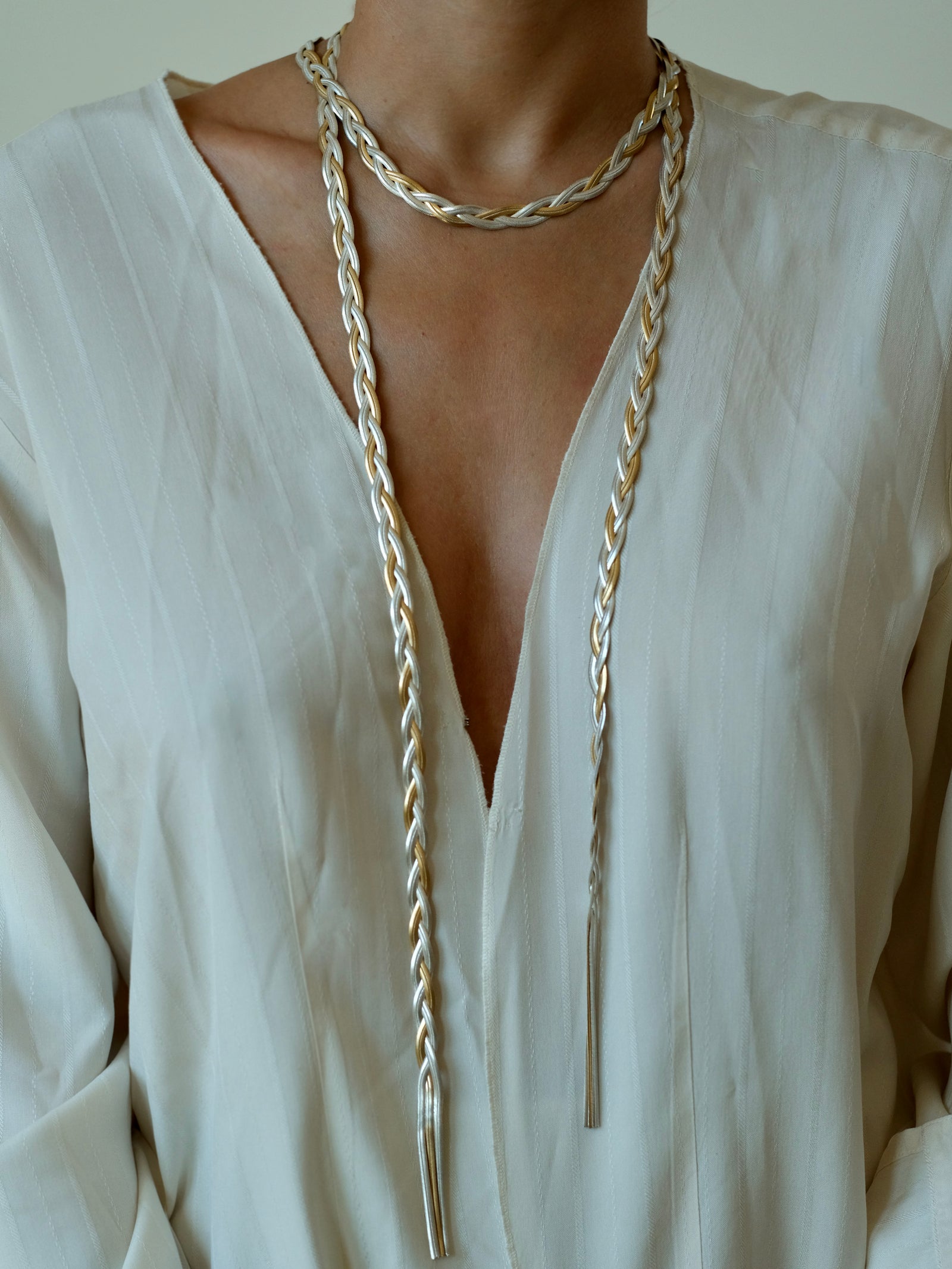 Liquid Braid Scarf Thick