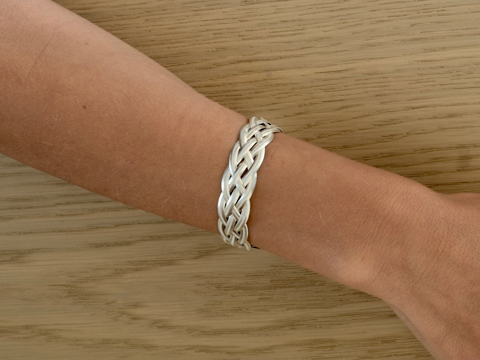 Liquid Weave Bracelet Silver