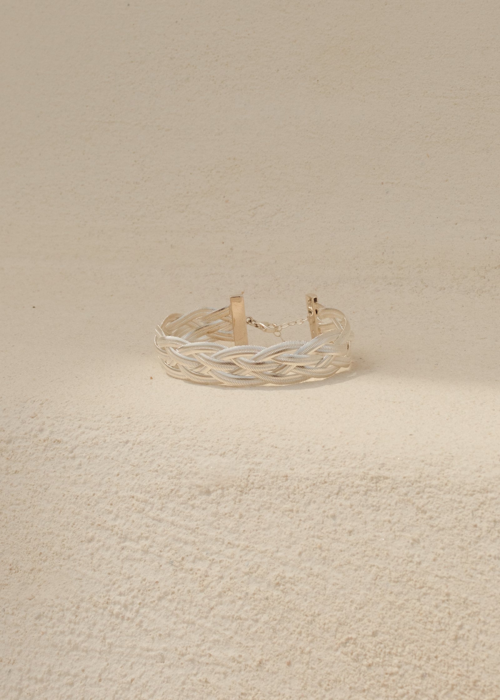 Liquid Weave Bracelet Silver
