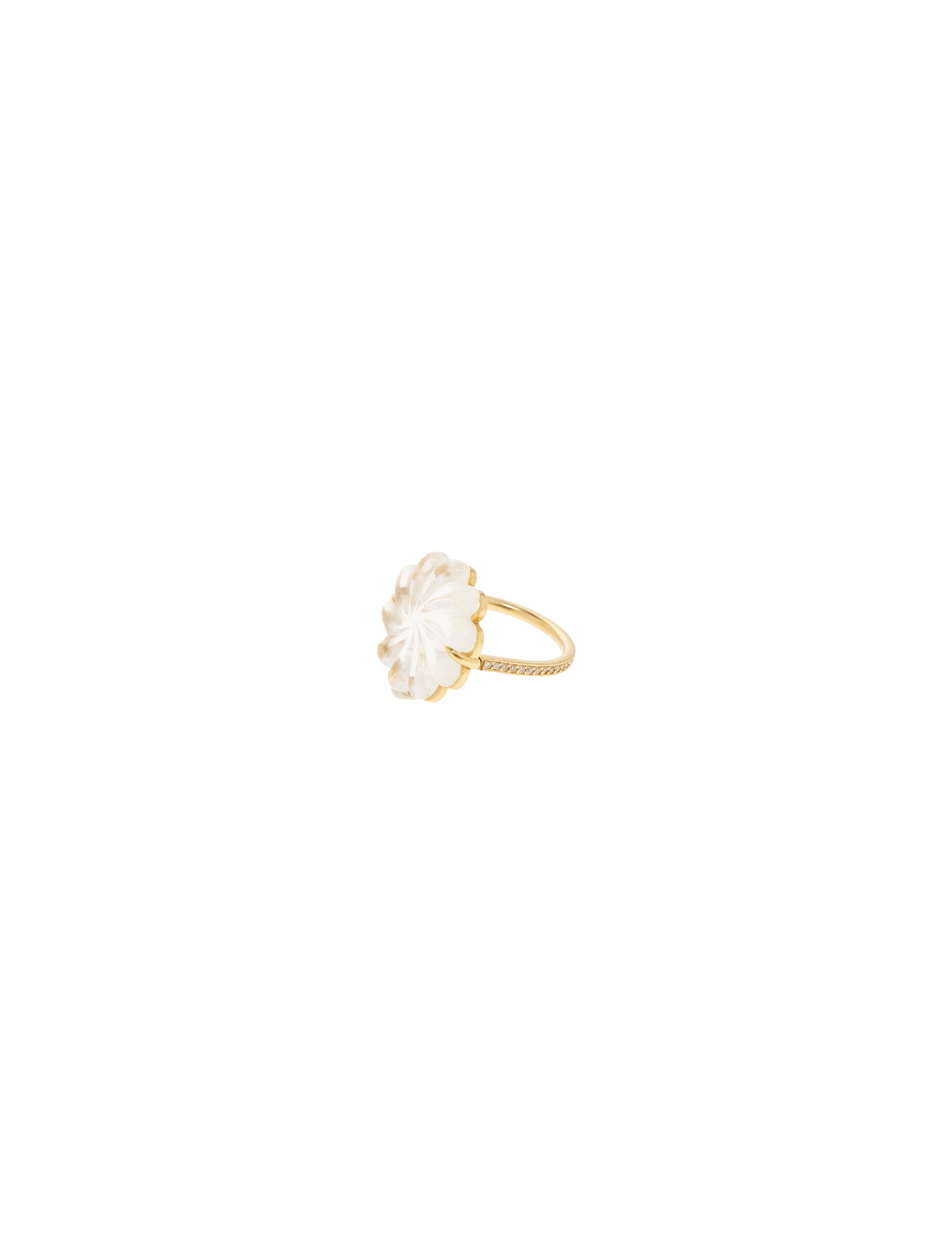 Sea Flower Ring Diamonds