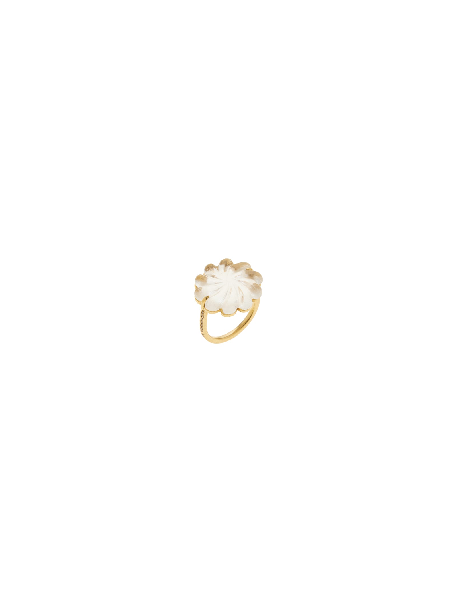 Sea Flower Ring Diamonds