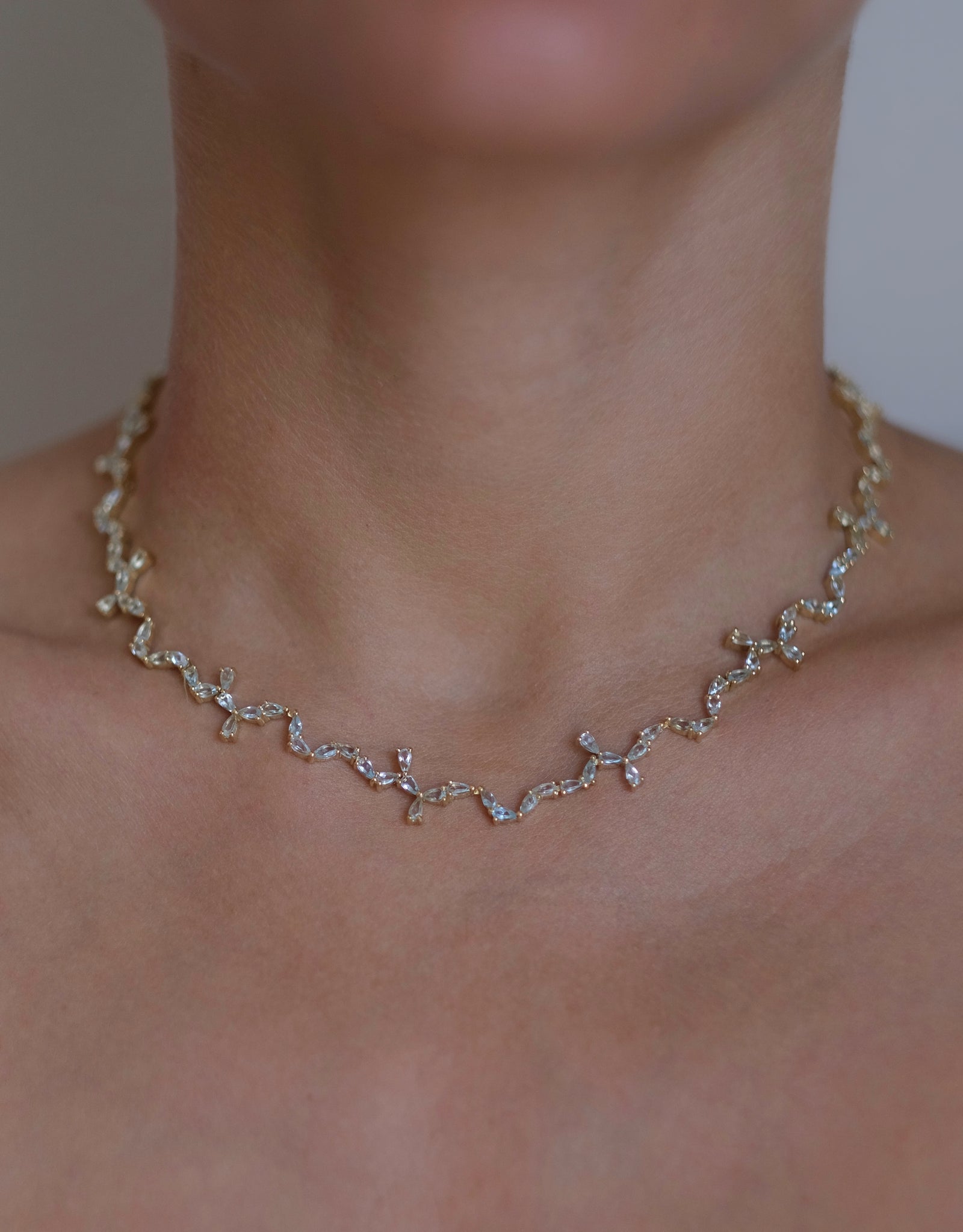 Aqua Mandala Necklace