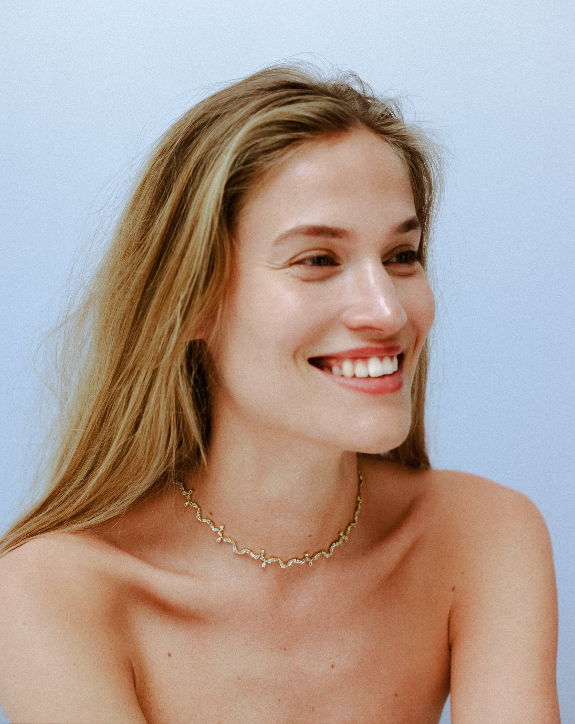Aqua Mandala Necklace