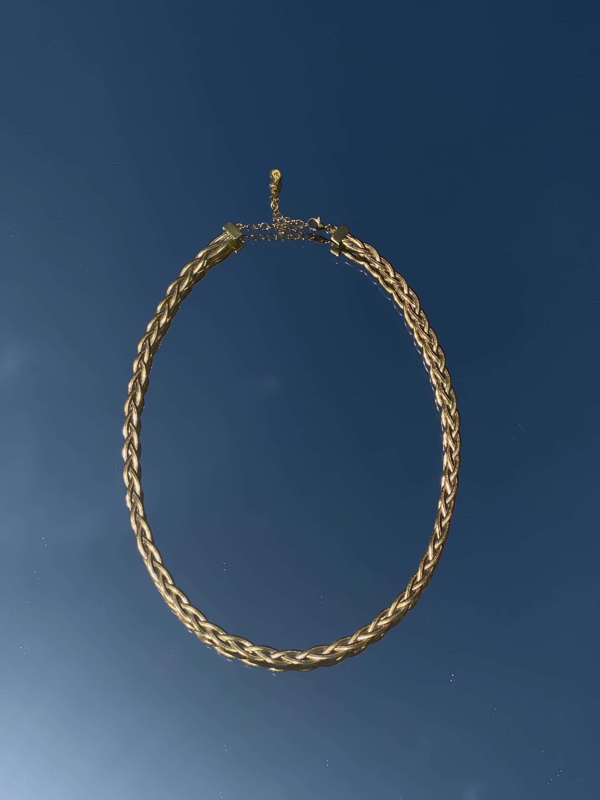 Liquid Braid Necklace Slim