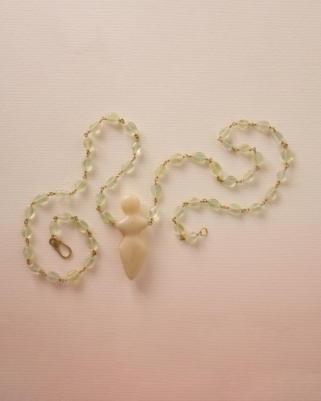 Prasiolite Kykladitissa necklace