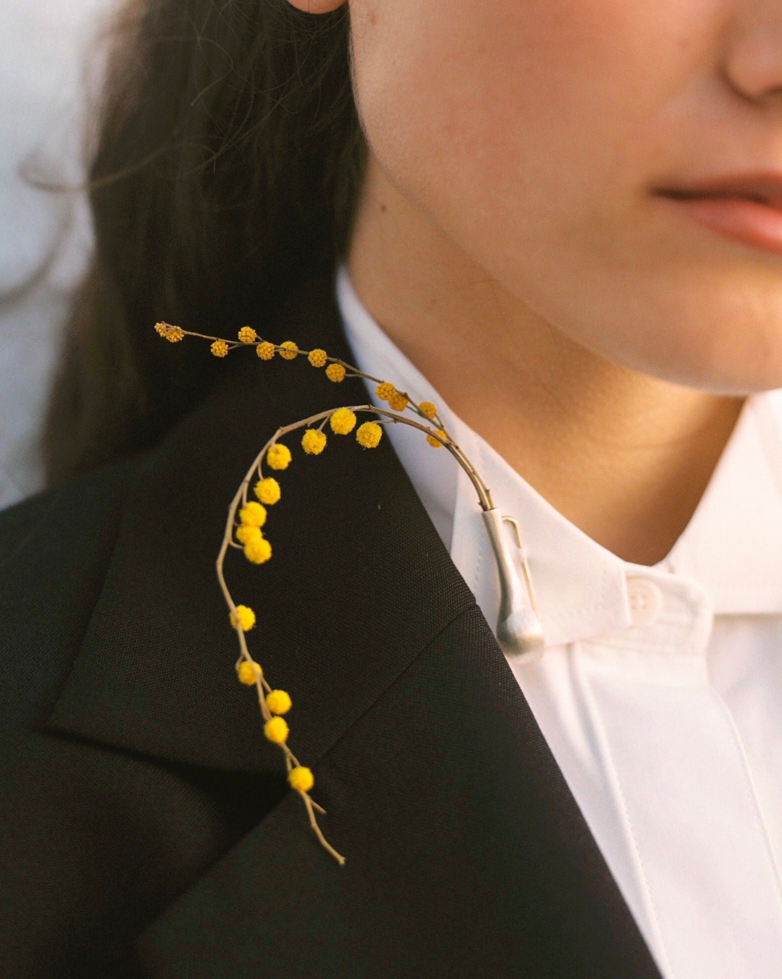 Flower Holder Brooch