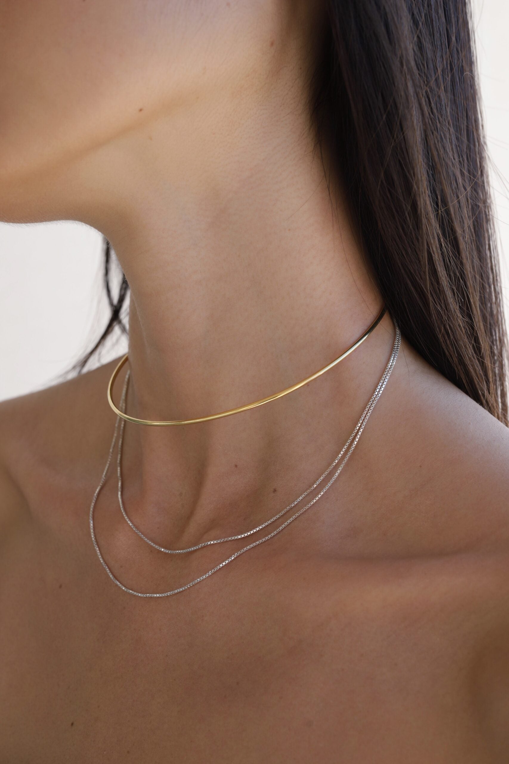 Neck Band Mixed Metals